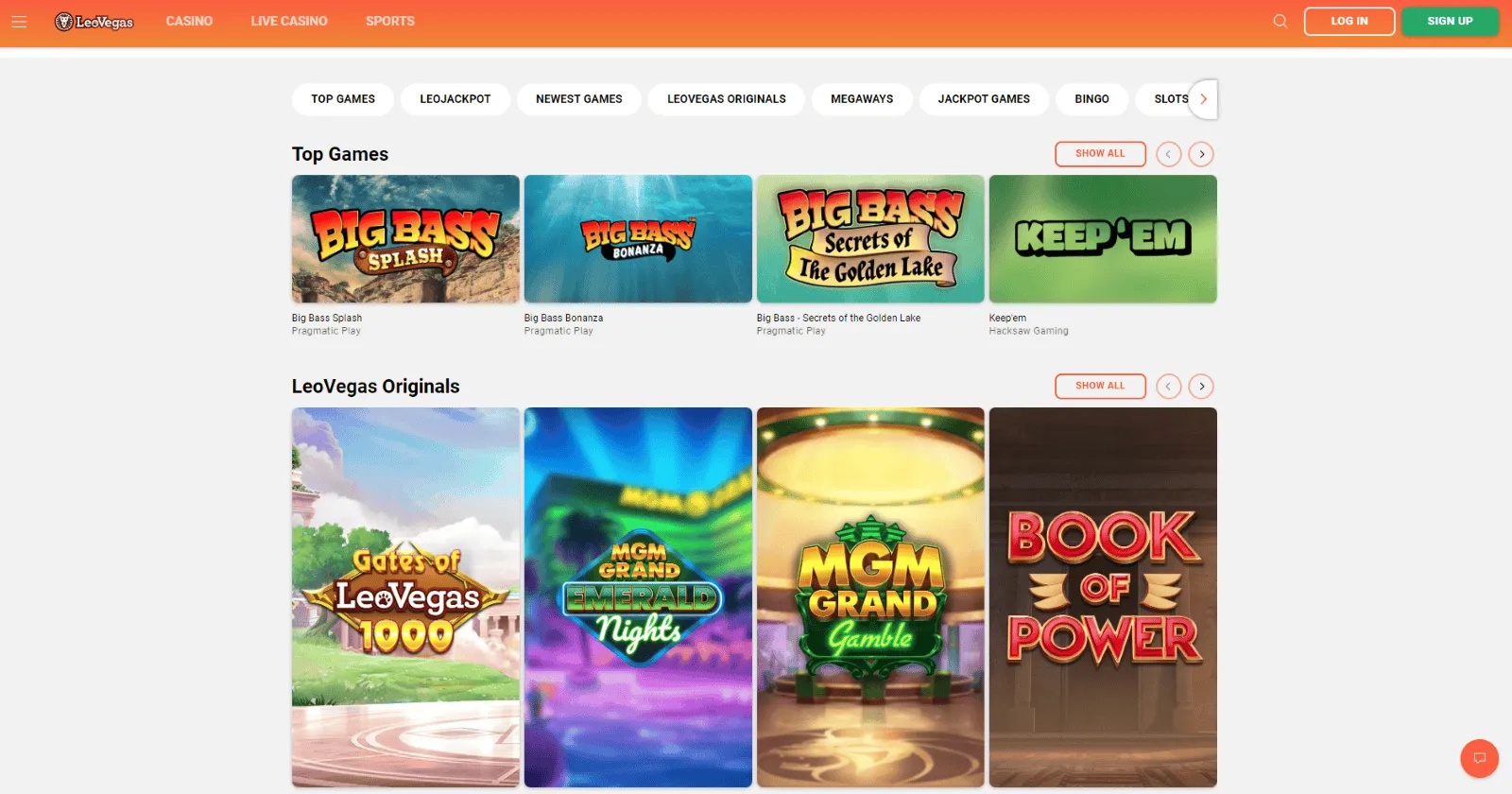 LeoVegas online casino LeoVegas casino