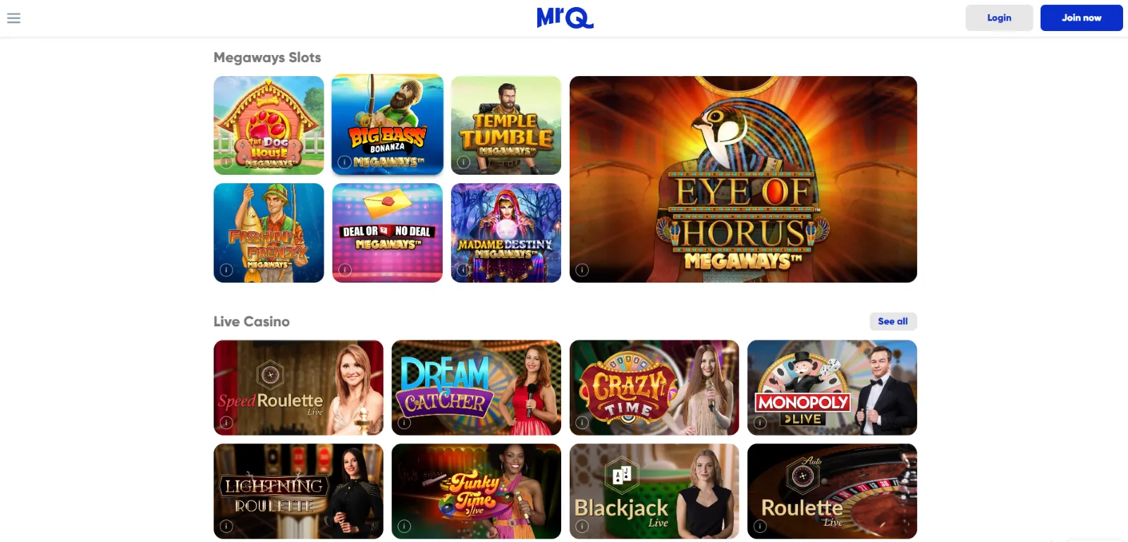 MrQ online casino MrQ casino
