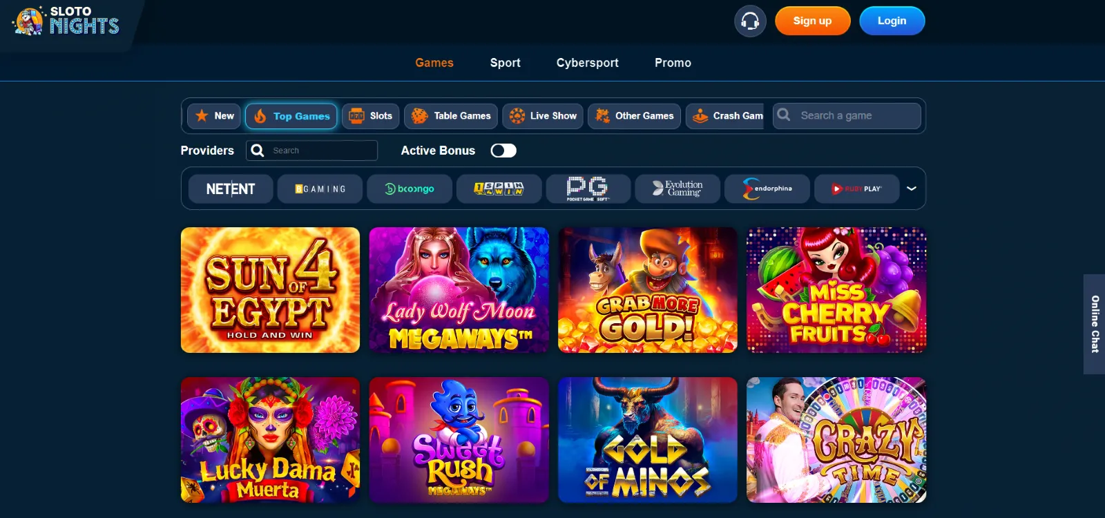 SlotoNights online casino SlotoNights casino