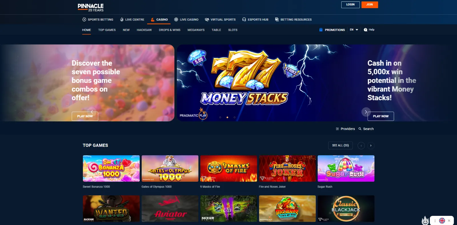 Pinnacle casino online Pinnacle casino