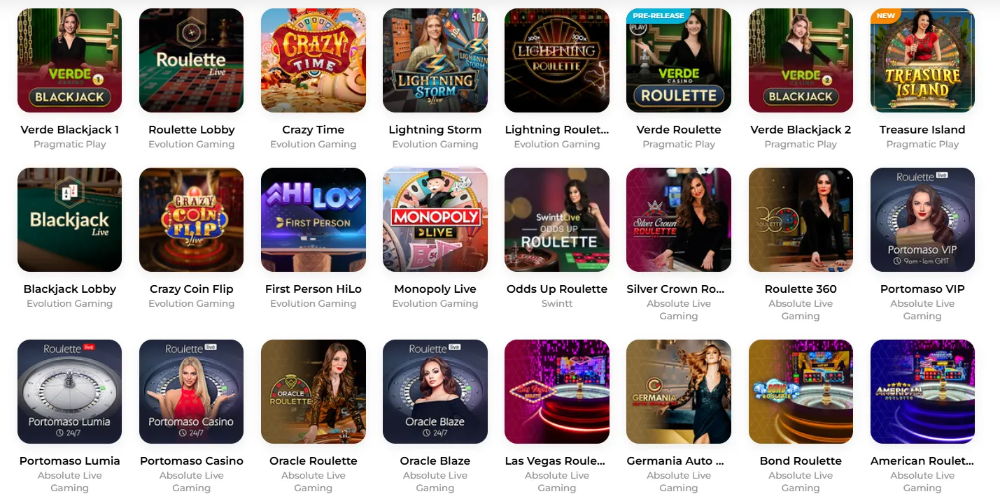 20 no deposit live games No deposit live games