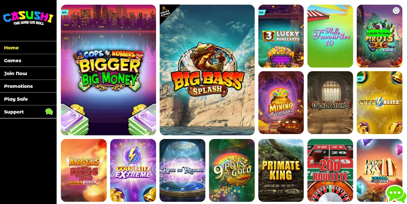 Casushi casino UK Casushi casino