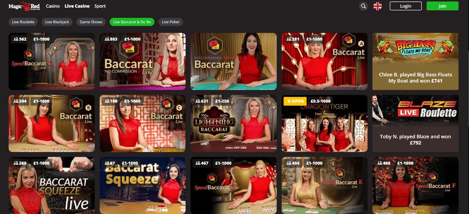 Magic Red casino UK Magic Red casino