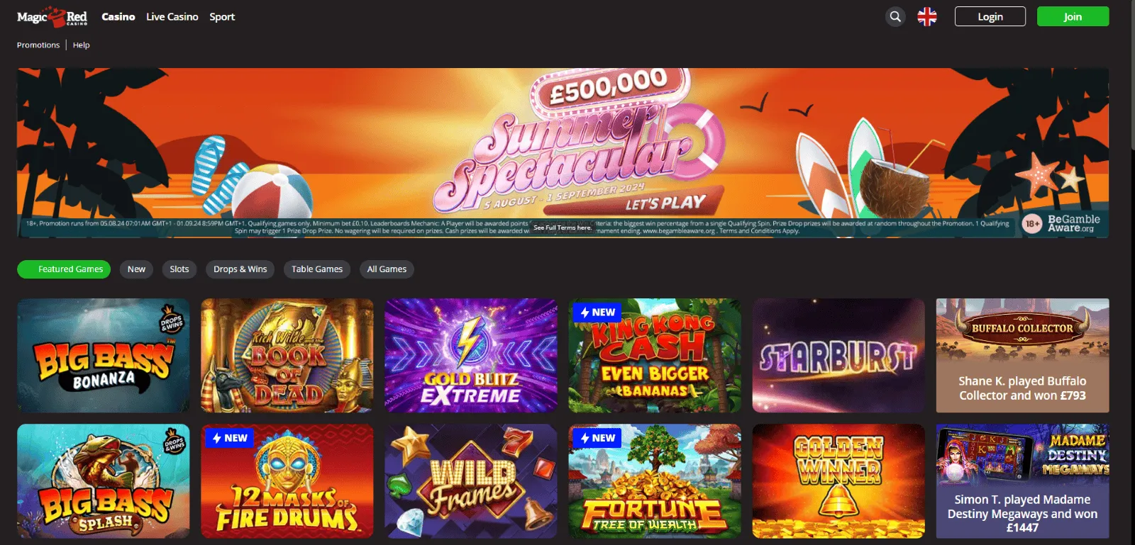 Magic Red casino UK Magic Red casino