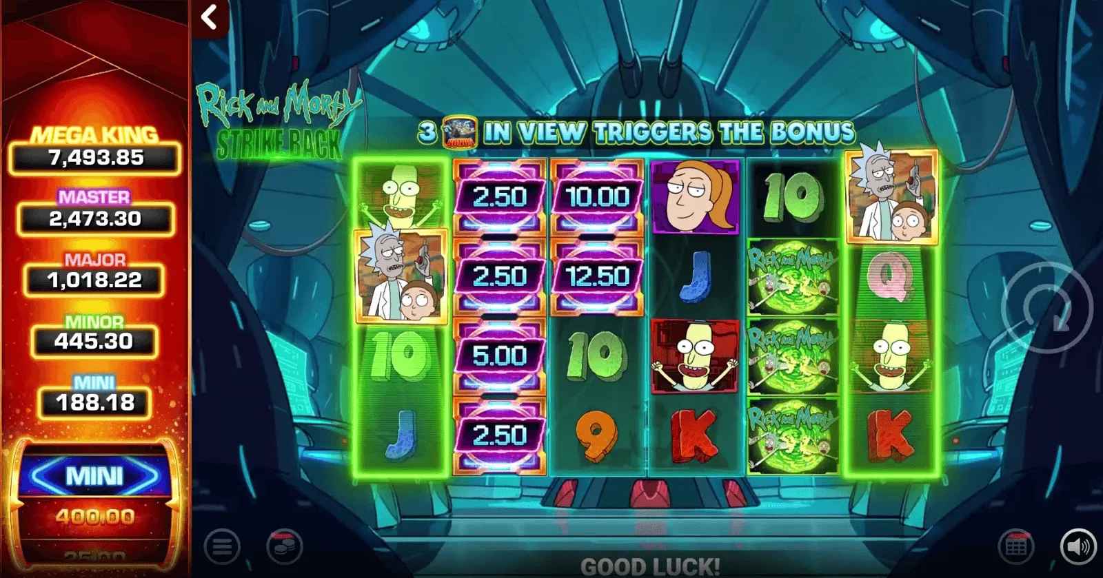 Rick and Morty Strike Back slot Rick and Morty Strike Back