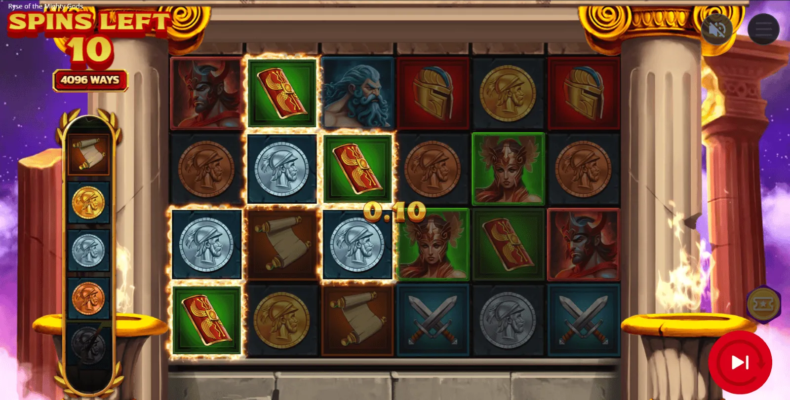 Ryse of the Mighty Gods slot Ryse of the Mighty Gods