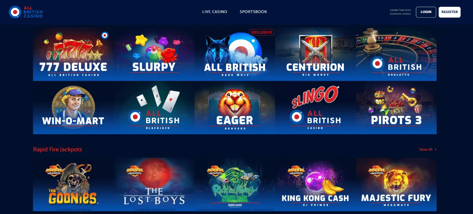 All British Casino online All British Casino